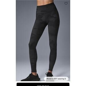 NWT Alo Yoga High Waist Vapor Camouflage Camo Leggings Tights